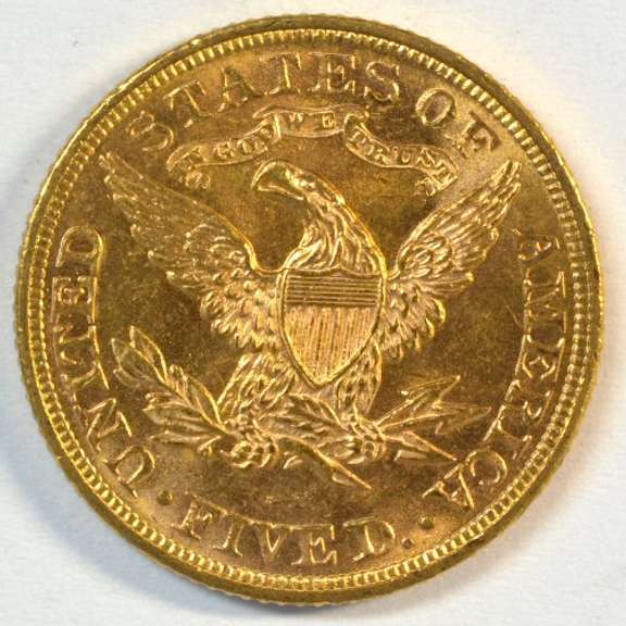 Ultra-fresh Choice BU 1893 US $5 Liberty Gold Piece