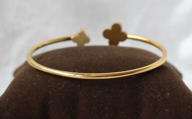 Designer Style Golden Color Stainless Steel Bracelet