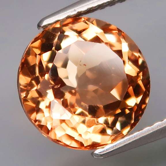 Bubbling 5.20ct peach champagne imperial Topaz