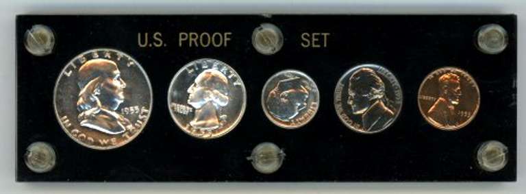 Superb original Gem 1953 Proof Set in holder