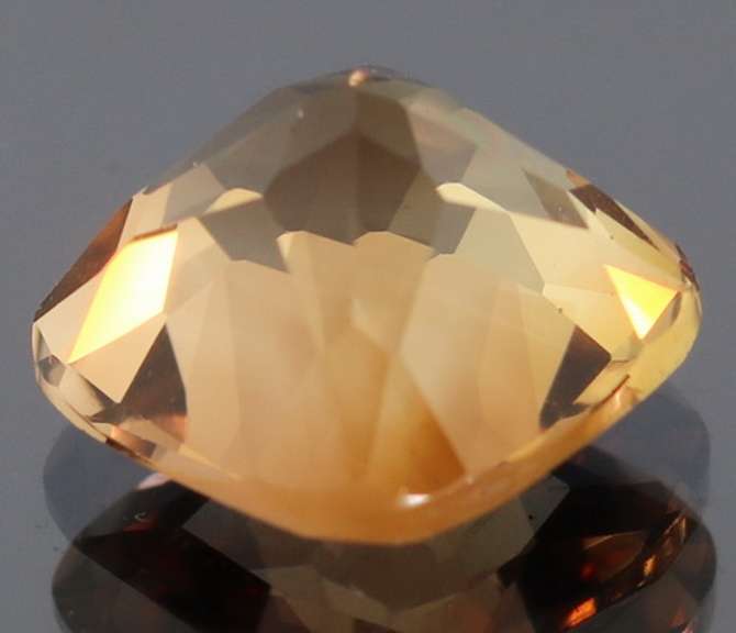 Glittering 6.93ct cushion cut Imperial Topaz