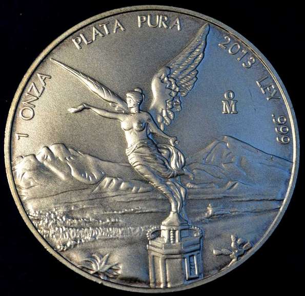 2013 Mexican Libertad, 1oz .999 Silver.