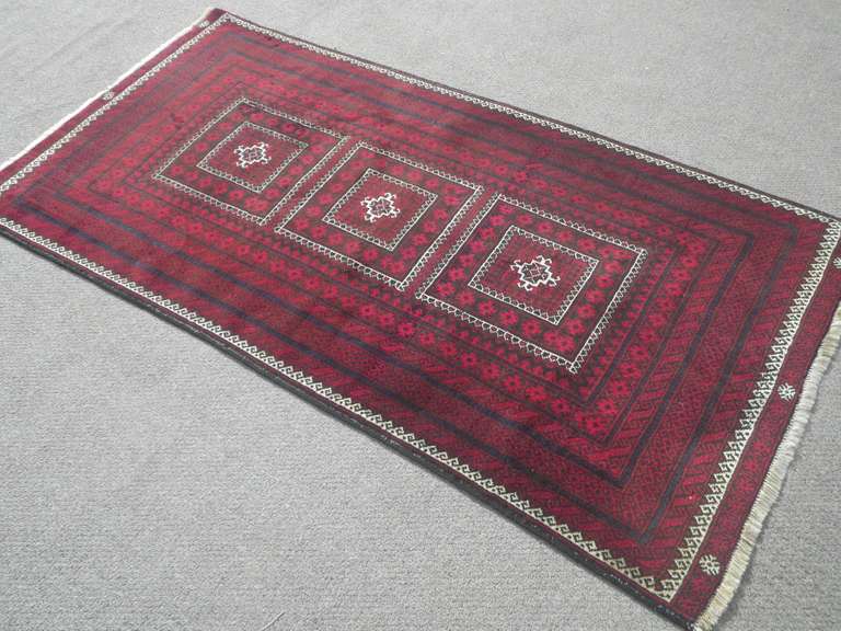 Afghan Turkman Design 7.3x3.9