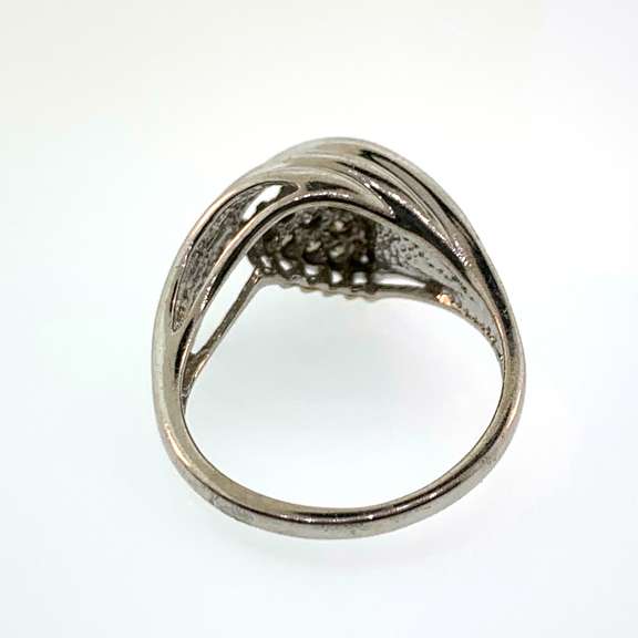 Statement 10kt Gold Diamond Ring