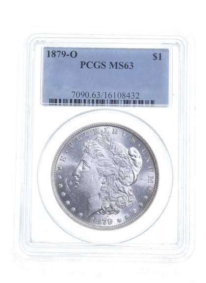 MS63 1879-O Morgan Silver Dollar - Graded PCGS