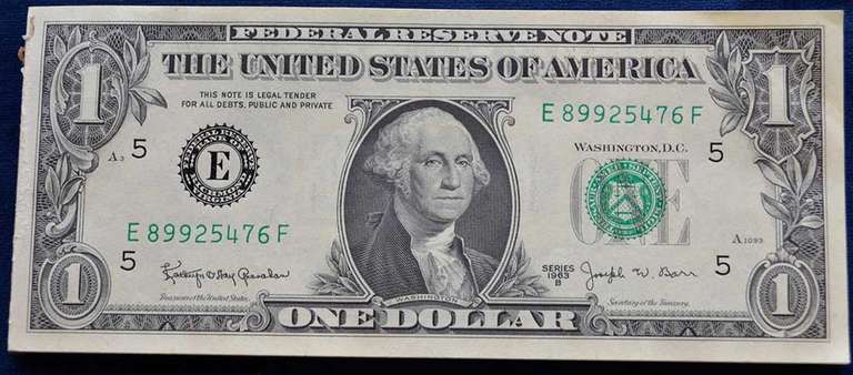 Lot Of 25 Consecutive Barr Notes 89925476-89925500