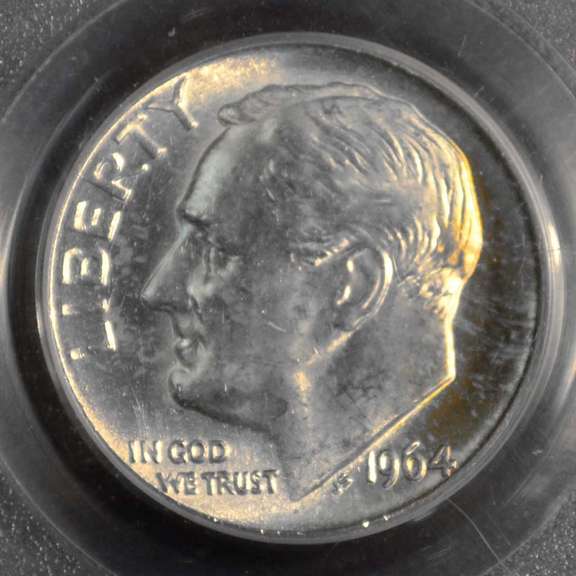 1964-D PCGS MS64 Roosevelt Silver Dime.