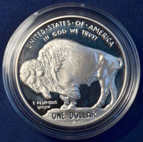 2001 American Buffalo Silver Commemorative Coin. Proof.