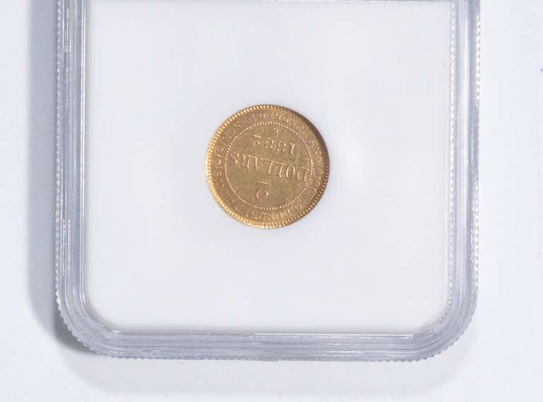AU55 1882-H Newfoundland 2 Dollars World Gold Coin - Graded NGC