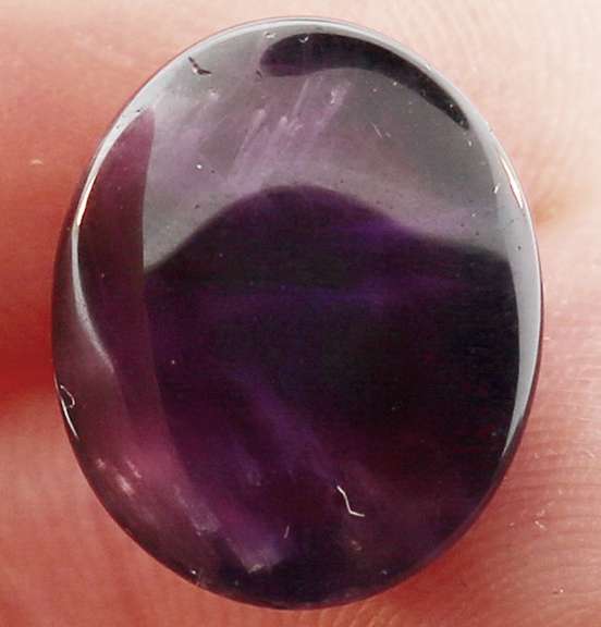 Beautiful 9.11ct untreated Amethyst cabochon