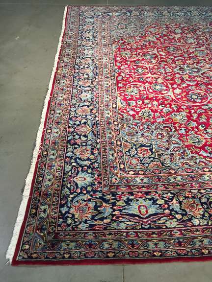 STUNNING PERSIAN KERMAN RUG 10 x13.1