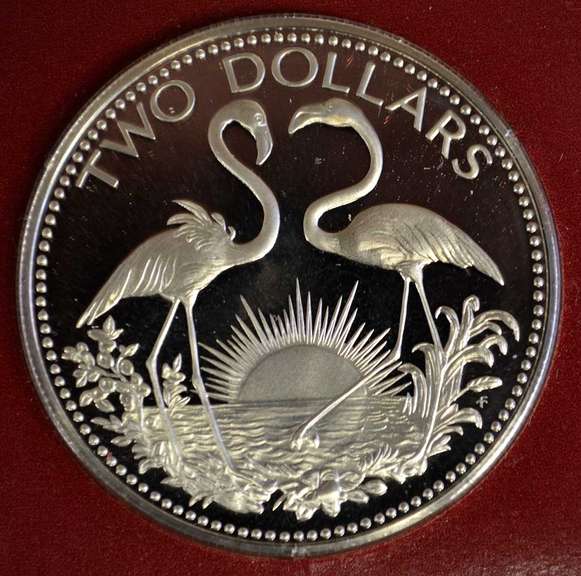 Three Caribbean Sterling Silver Coins