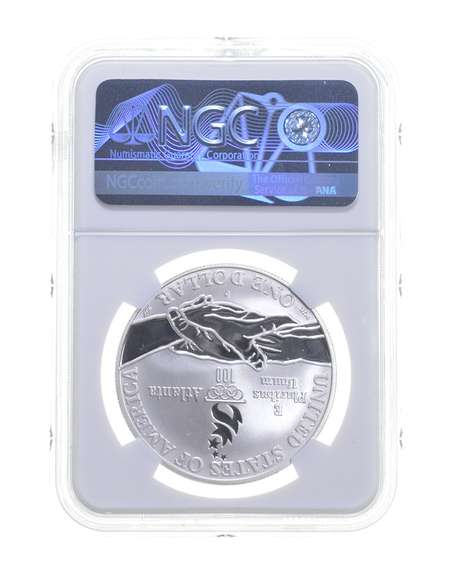 PF70UCAM 1995-P Atlanta Olympics Commem. Silver Dollar - NGC