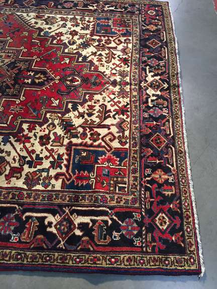 FINE PERSIAN HERIZ RUG 7x9.6