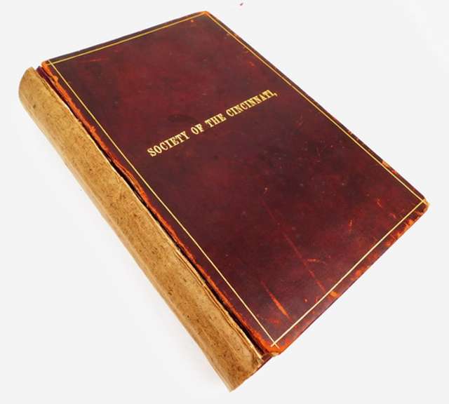 Very Rare 1886 Society of the Cincinnati & Author Letter