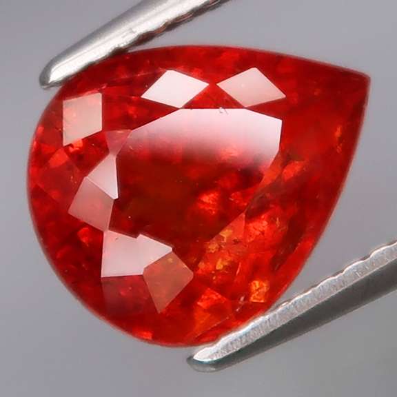 Fiery 4.34ct top red orange Spessartite Garnet