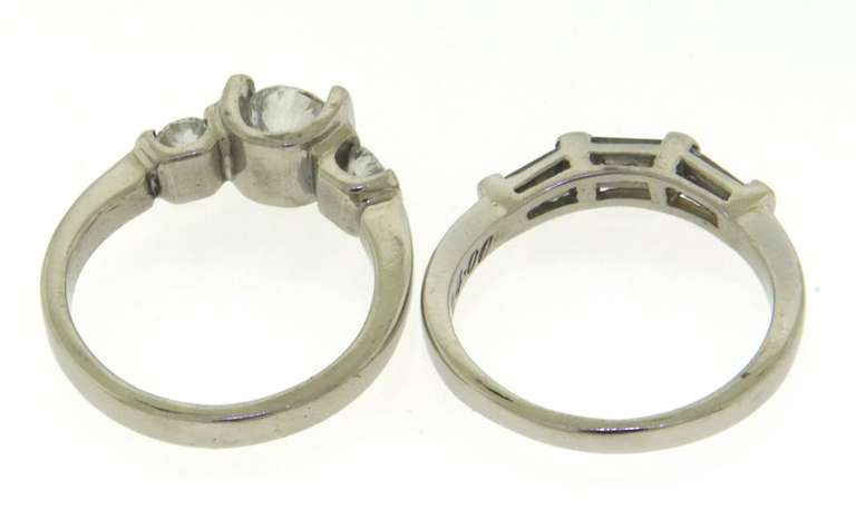 Masterpiece Platinum 1.15cts Diamond Wedding Set