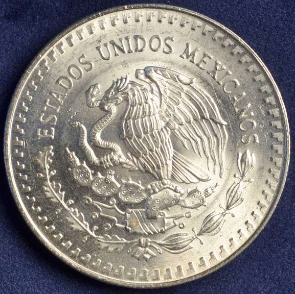 1990 Mexican Libertad, 1oz .999 Silver.