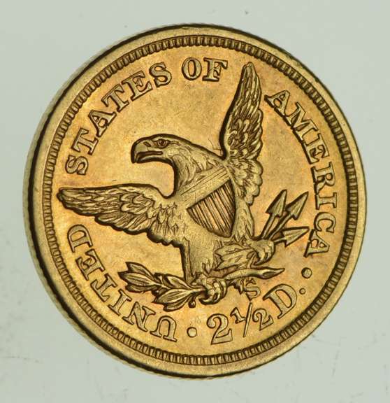 1866-S $2.50 Liberty Head Gold Quarter Eagle
