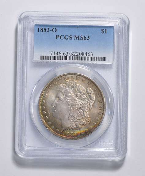 MS63 1883-O Morgan Silver Dollar - Graded PCGS