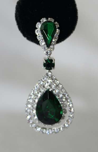 Set of Sapphire Color Fashion Design Earrings