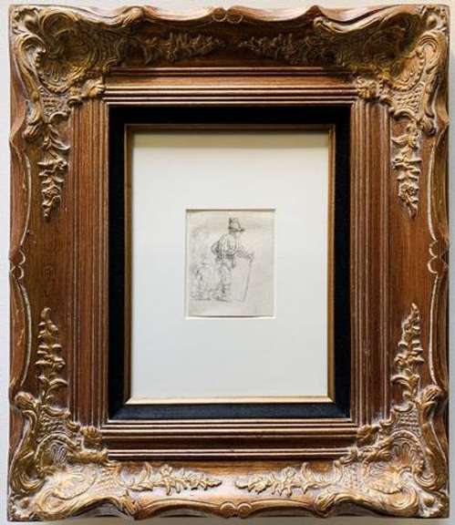 Rembrandt Original Etching Framed
