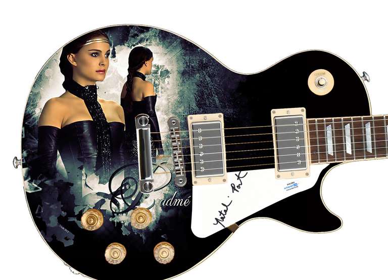 Star Wars Natalie Portman Autographed Signed Photo Guitar ACOA