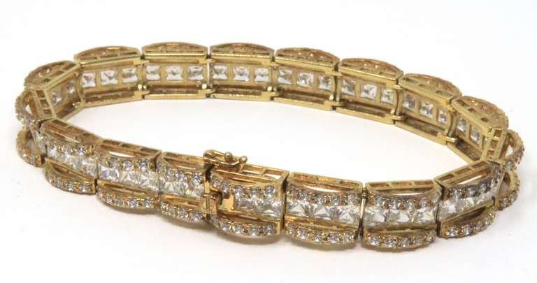 Sterling Silver Cubic Zirconia Bracelet