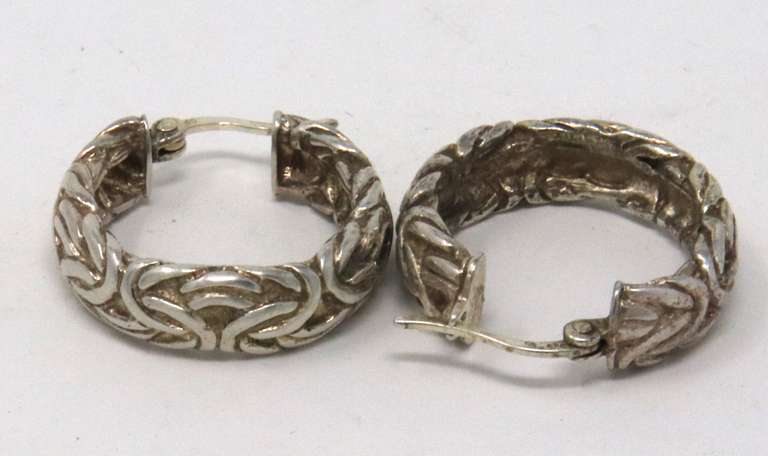 Sterling Silver Lot of 2 Pairs of Earrings