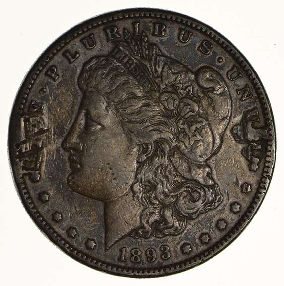 1893-S Morgan Silver Dollar - Circulated