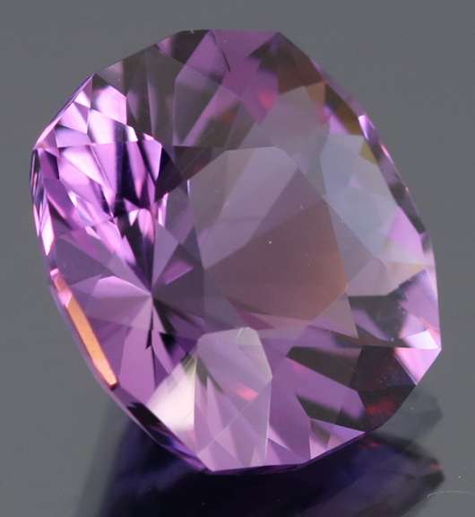 Substantial 9.61ct Portuguese cushion cut Bolivian Amethyst