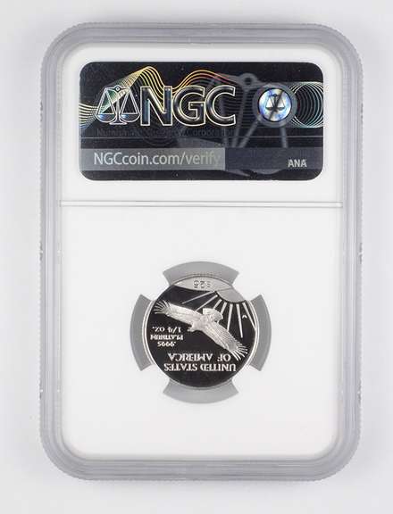 PF70 UCAM 1997-W $25 American 1/4 Oz. .999 Platinum Eagle - NGC