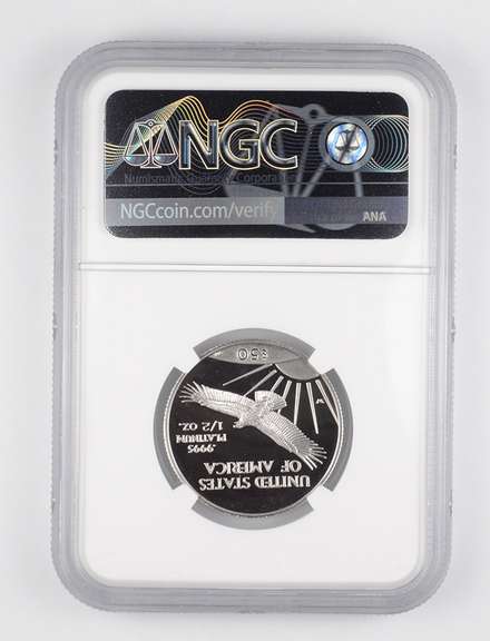 PF70UCAM 1997-W $50 American Platinum Eagle 1/2 Oz .999 Platinum - NGC