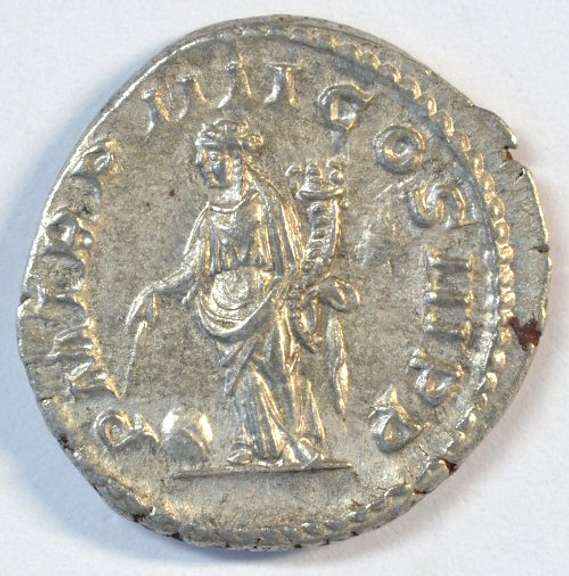 Great Mint Elagabalus Roman Silver Denarius, 218-222 AD