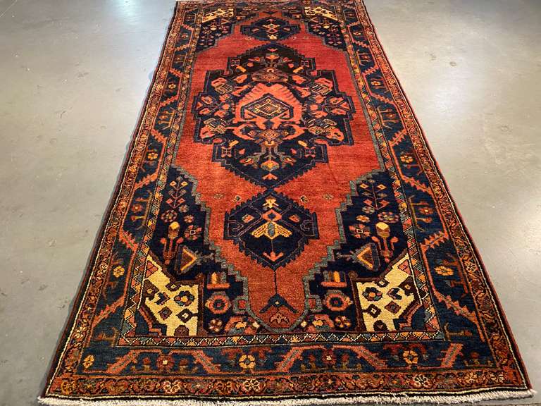 STUNNING PERSIAN VINTAGE RUG 4x8.3