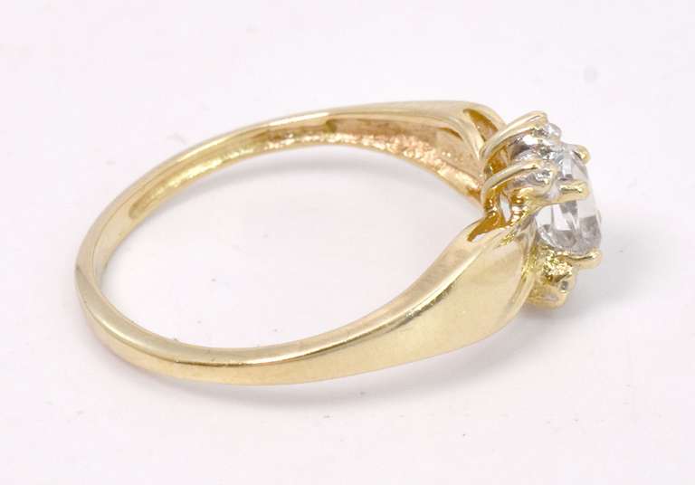 Light Topaz Ring in Gold