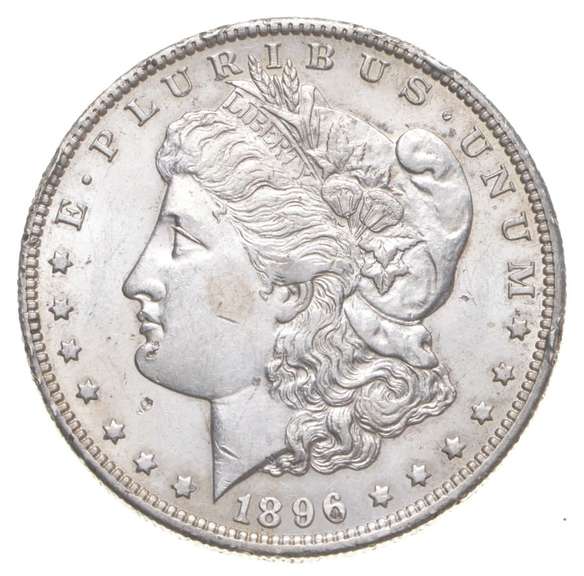 1896-O Morgan Silver Dollar