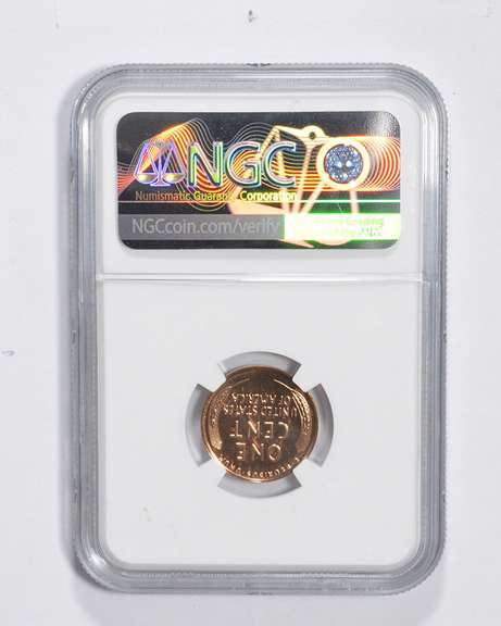 PF69 RD 1957 Lincoln Wheat Cent - Graded NGC