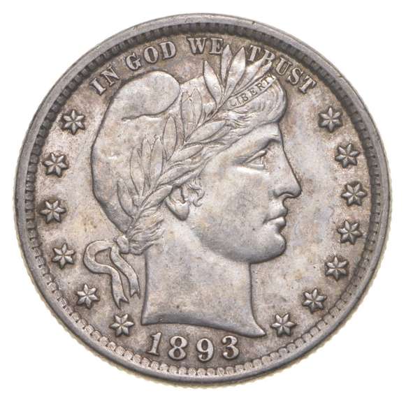 1893 Barber Quarter