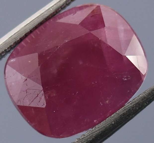 Richly colored UNHEATED 6.62ct Guinea Ruby