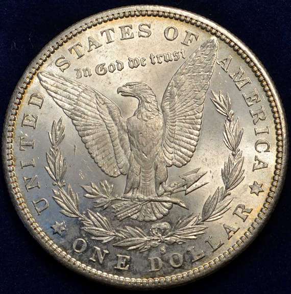 1881-S Morgan Silver Dollar, BU.