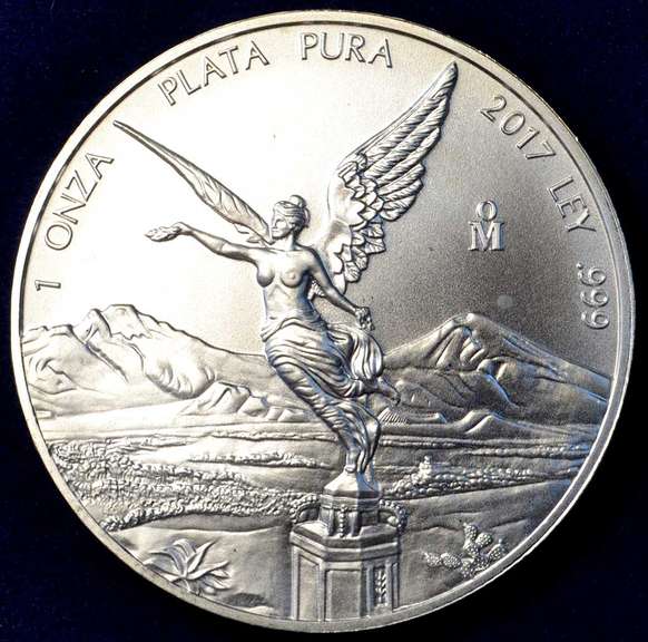 2017 Mexican Libertad, 1oz .999 Silver.