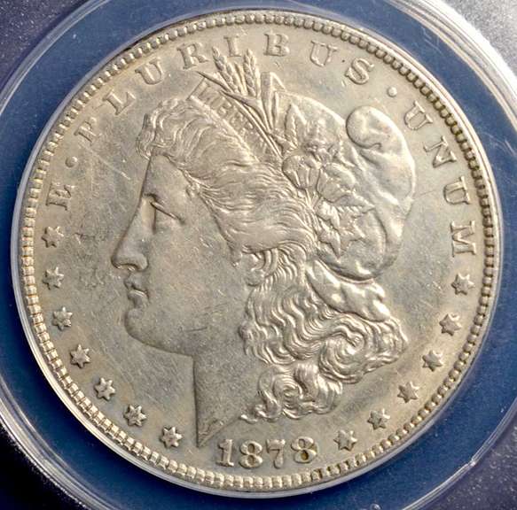 1878 Morgan Silver Dollar VAM38 7/8 Strong 7/5. Circulated. ANACS