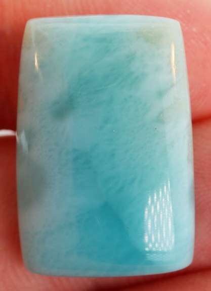 Collectors 33.09ct cloud blue Larimar cabochon