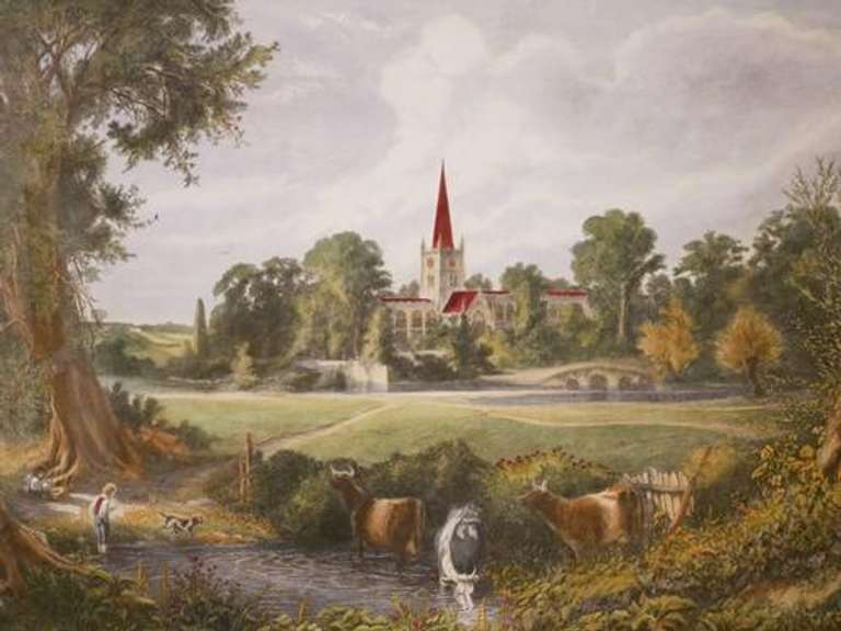 Photogravure of Stratford on avon by James Duthie James Duthie