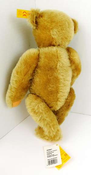Signed 1995 Steiff 12 Inch Mohair Teddy Bear, Mint Condition
