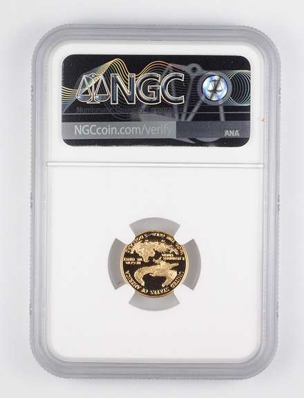 PF70 UCAM 1995-W $5 American Gold Eagle - 1/10 Oz. Fine Gold - NGC