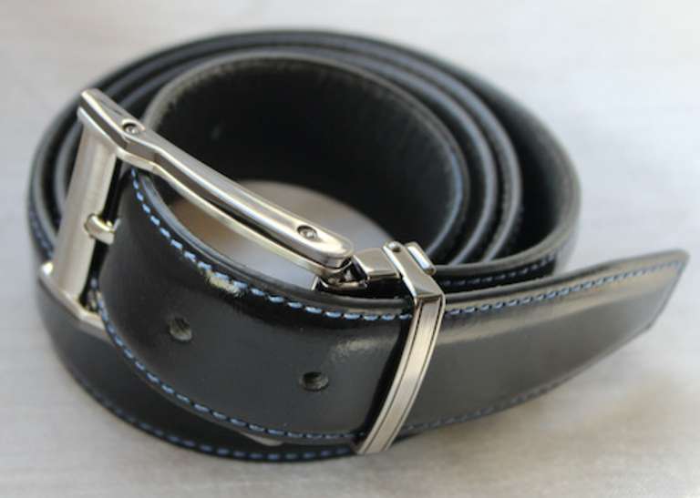 Classy Fine Quality Leather Belt, Made In Italy