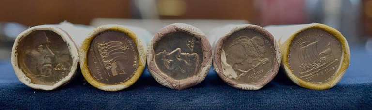 Westward Journey Nickel Series 2004-2005 P and D Mints 5 Rolls Total