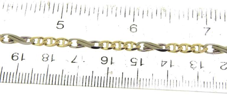 Wonderful Yellow Gold Fancy Gucci Link Bracelet